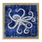Stupell Industries Rustic Indigo Octopus Floater Framed Canvas Wall Art Design by Paul Brent